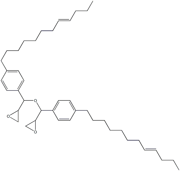 4-(8-Dodecenyl)phenylglycidyl ether Struktur