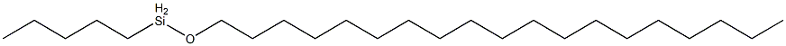 Pentyl(nonadecyloxy)silane Struktur