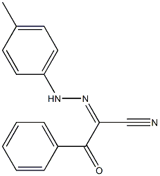 2-[2-(4-Methylphenyl)hydrazono]-2-benzoylacetonitrile Struktur