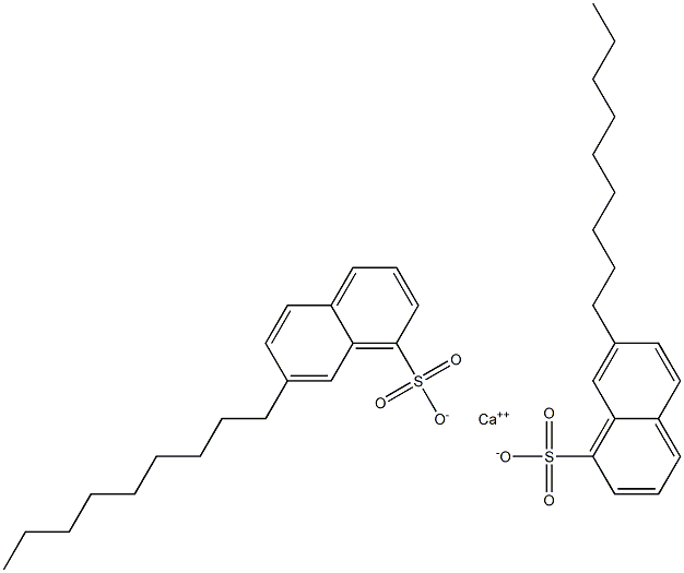 Bis(7-nonyl-1-naphthalenesulfonic acid)calcium salt Struktur