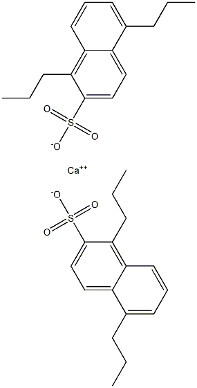 Bis(1,5-dipropyl-2-naphthalenesulfonic acid)calcium salt Struktur