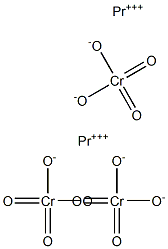 Praseodymium(III) chromate Struktur