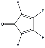 2,3,4,5-Tetrafluorocyclopenta-2,4-dien-1-one Struktur