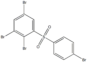 2,3,5-Tribromophenyl 4-bromophenyl sulfone Struktur