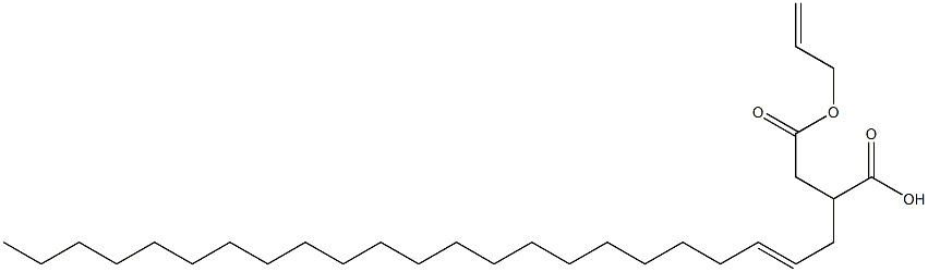 2-(2-Tricosenyl)succinic acid 1-hydrogen 4-allyl ester Struktur