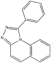 1-Phenyl[1,2,4]triazolo[4,3-a]quinoline Struktur