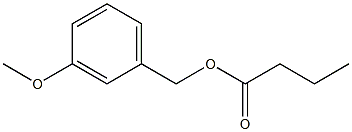 Butanoic acid 3-methoxybenzyl ester Struktur