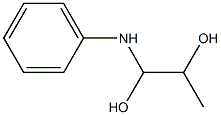 N-(1,2-Dihydroxypropyl)aniline Struktur