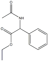 Acetylamino-phenyl-acetic acid ethyl ester Struktur