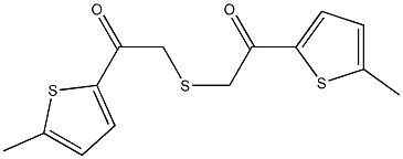 1-(5-METHYL-THIOPHEN-2-YL)-2-[2-(5-METHYL-THIOPHEN-2-YL)-2-OXO-ETHYLSULFANYL]-ETHANONE Struktur