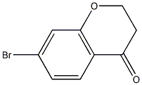 7-bromochroman-4-one Struktur