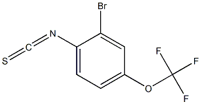 2-Bromo-4-(trifluoromethoxy)phenylisothiocyanate Struktur