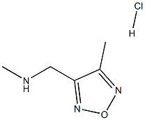 Methyl-(4-methyl-furazan-3-ylmethyl)-aminehydrochloride Struktur