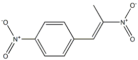 benzene, 1-nitro-4-[(1E)-2-nitro-1-propenyl]- Struktur