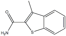 3-methylbenzo[b]thiophene-2-carboxamide Struktur