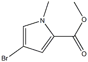 4-Bromo-1-methyl-1H-pyrrole-2-carboxylic acid methyl ester Struktur