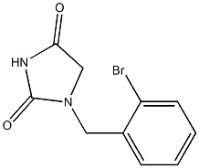 1-(2-Bromobenzyl)imidazolidine-2,4-dione Struktur