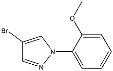 4-bromo-1-(2-methoxyphenyl)-1H-pyrazole Struktur