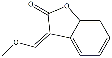 (Z)-3-(methoxymethylene)benzofuran-2(3H)-one Struktur