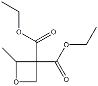 3,3-bis-ethoxycarbonylmethyl-oxetane Struktur