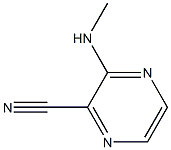 3-(methylamino)pyrazine-2-carbonitrile Struktur