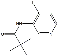 N-(4-iodopyridin-3-yl)-2,2-dimethylpropanamide Struktur