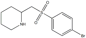 2-(4-Bromo-benzenesulfonylmethyl)-piperidine Struktur