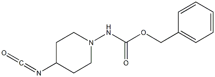 Benzyl-4-isocyanatopiperidine-1-carbamate Struktur