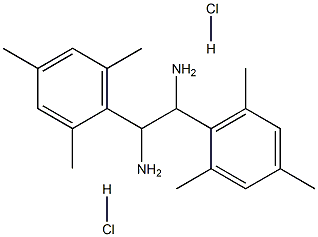 (+/-)-1,2-Bis(2,4,6-triMethylphenyl)ethylenediaMine Dihydrochloride Struktur