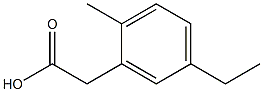 5-Ethyl-2-Methylphenylacetic acid Struktur