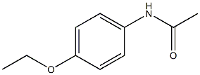 Phenacetin (melting point °C) Struktur