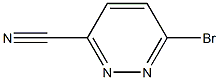 6-BroMo-3-pyridazinecarbonitrile Struktur