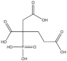 2-phosphono-1,2,4-tricarboxybutane Struktur