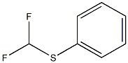 Difluoromethyl phenyl sulfide Struktur