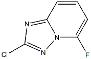 2-Chloro-5-fluoro-[1,2,4]triazolo[1,5-a]pyridine Struktur