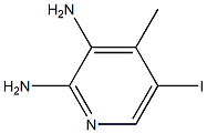 5-Iodo-4-methyl-pyridine-2,3-diamine Struktur