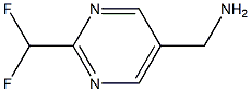 [2-(DIFLUOROMETHYL)PYRIMIDIN-5-YL]METHANAMINE Struktur