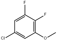 5-Chloro-1,2-difluoro-3-methoxybenzene Struktur