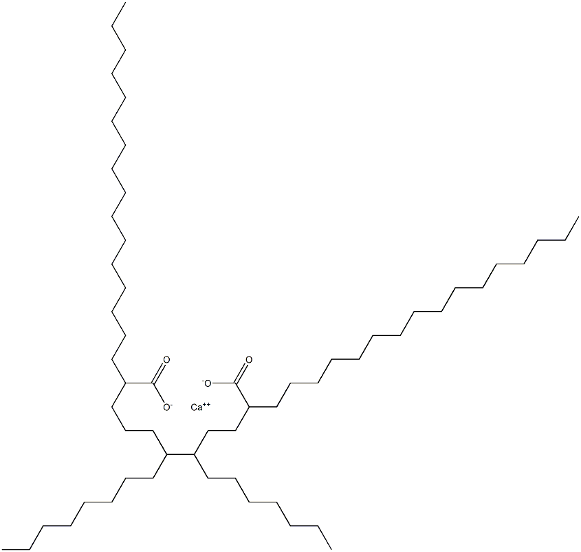 Calcium dodecyl stearate Struktur