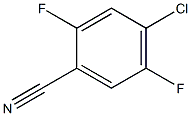 4-chloro-2,5-difluorobenzonitrile Struktur