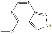 4-Methoxy-2H-pyrazolo[3,4-d]pyrimidine Struktur