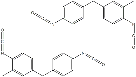 4,4'-DIISOCYANATO-3,3'-DIMETHYLDIPHENYLMETHANE 4,4'-Diisocyanato-3,3'-dimethyldiphenylmethane Struktur