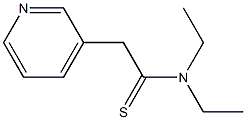 N,N-DIETHYL-2-(PYRIDIN-3-YL)ETHANTHIOAMIDE Struktur