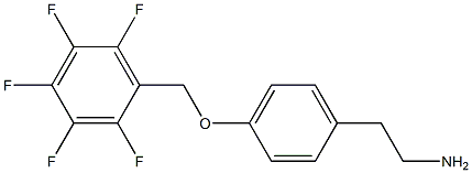 2-(4-PENTAFLUOROPHENYLMETHOXY-PHENYL)-ETHYLAMINE Struktur