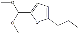 2-DIMETHOXYMETHYL-5-PROPYL-FURAN Struktur