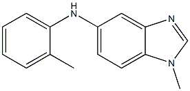 (1-METHYL-1H-BENZOIMIDAZOL-5-YL)-O-TOLYL-AMINE Struktur