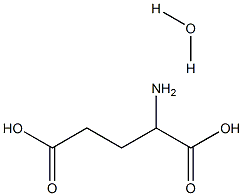 DL-GLUTAMIC ACID MONOHYDRATE Struktur