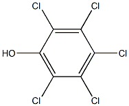 2,3,4,5,6-pentachlorophenol Struktur