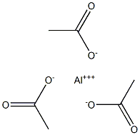 Aluminum acetate Struktur