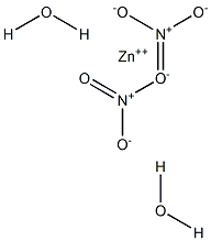 Zinc nitrate dihydrate Struktur